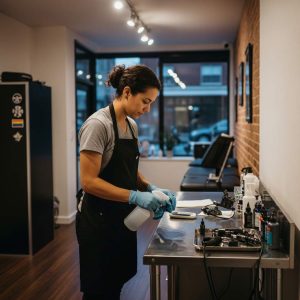 Cleaning and Disinfecting Tattoo Studios and Clinics