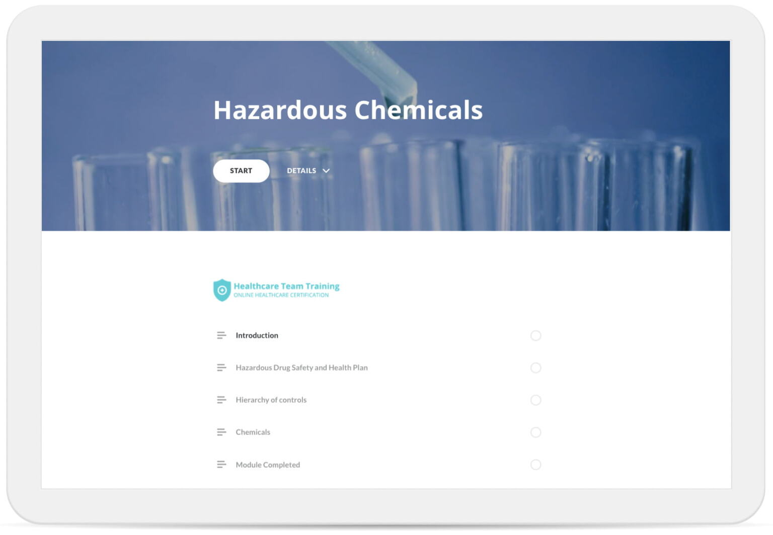 Hazardous Chemicals in Healthcare Bloodborne Certification